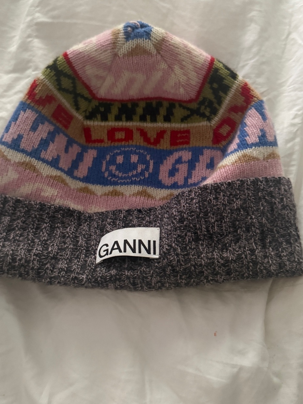 Wool Beanie in Multicolour